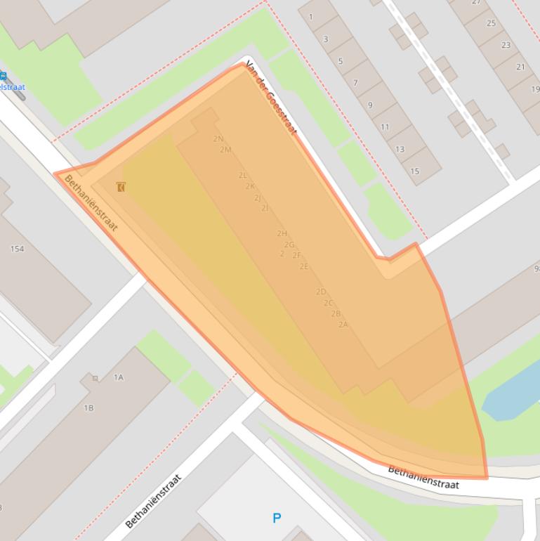 Kaart van postcodegebied 6826KJ.