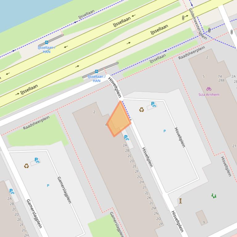 Kaart van postcodegebied 6826LH.