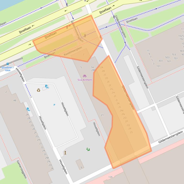 Kaart van postcodegebied 6826LL.