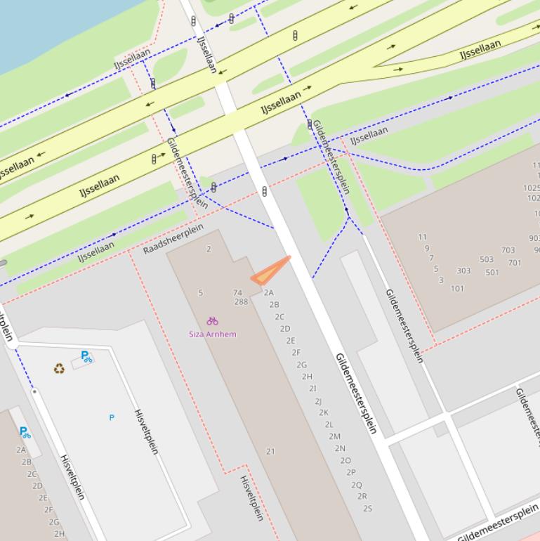 Kaart van postcodegebied 6826LM.