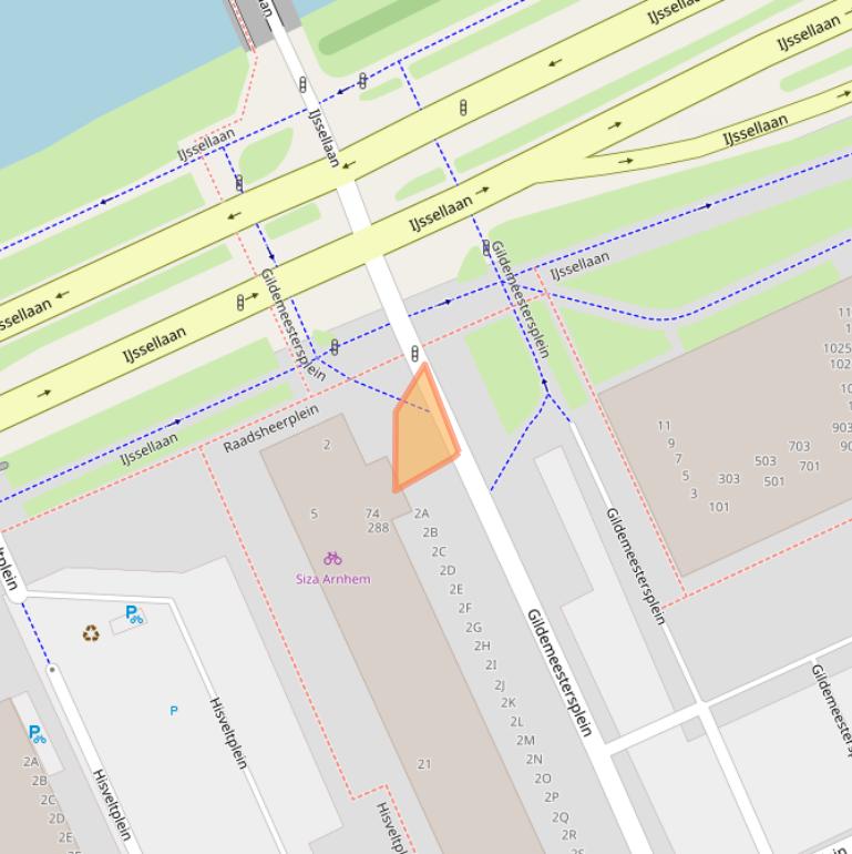 Kaart van postcodegebied 6826LN.