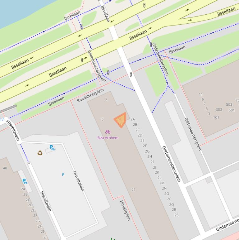 Kaart van postcodegebied 6826LR.