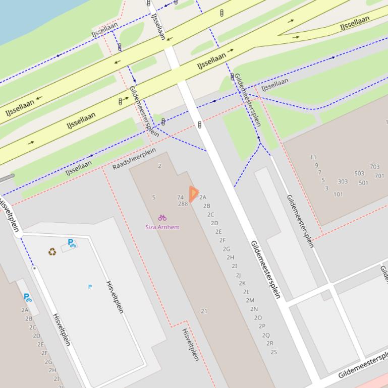 Kaart van postcodegebied 6826LS.