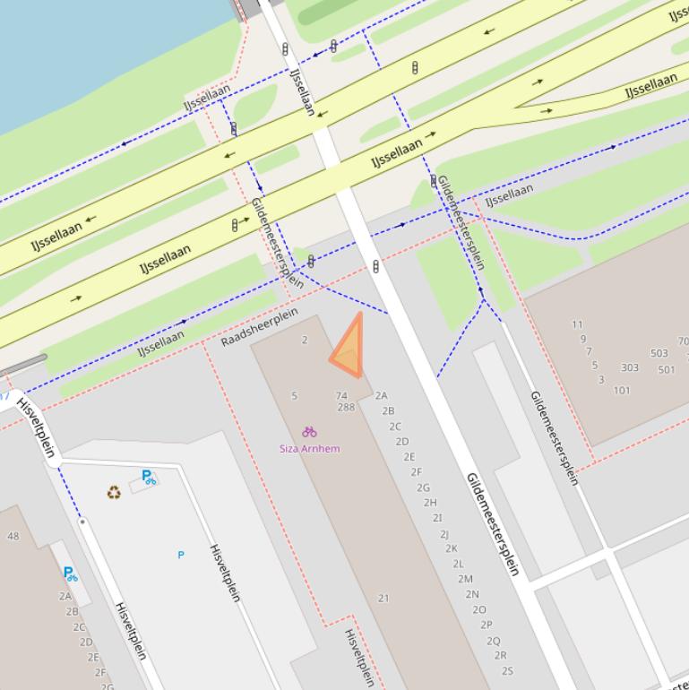 Kaart van postcodegebied 6826LT.