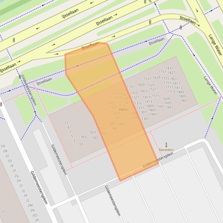 Kaart van postcodegebied 6826LX.