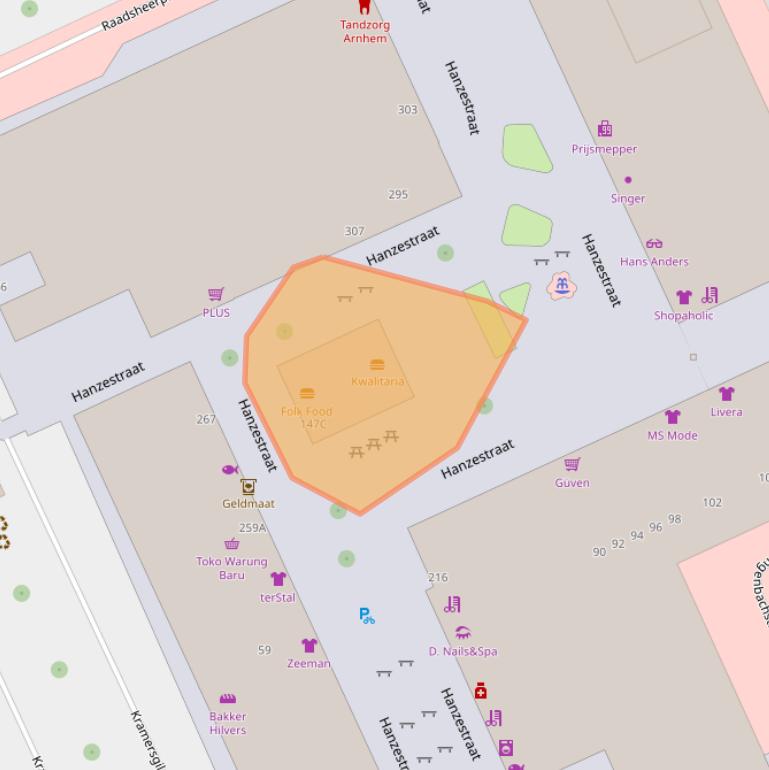 Kaart van postcodegebied 6826MJ.