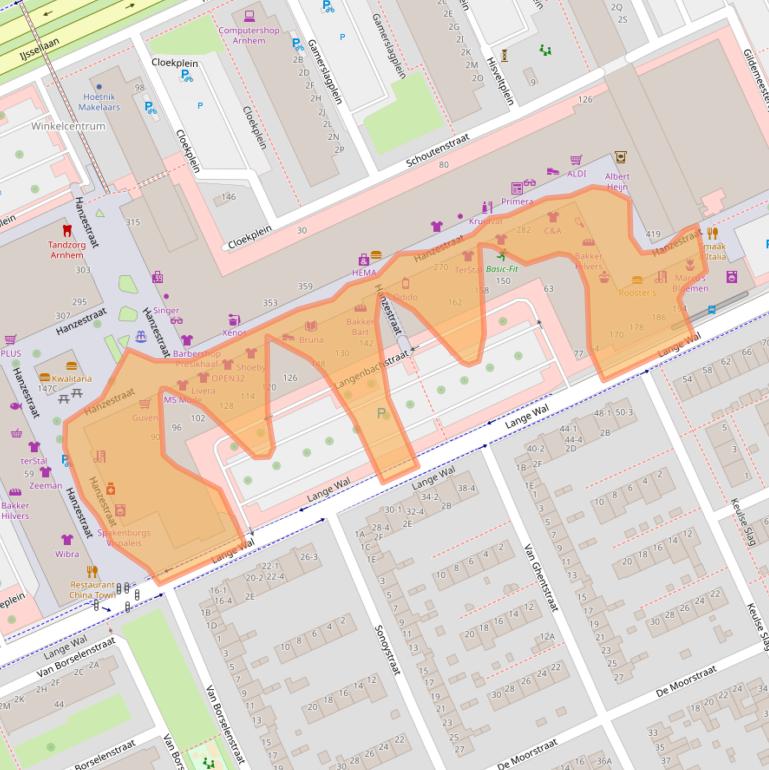Kaart van postcodegebied 6826MS.