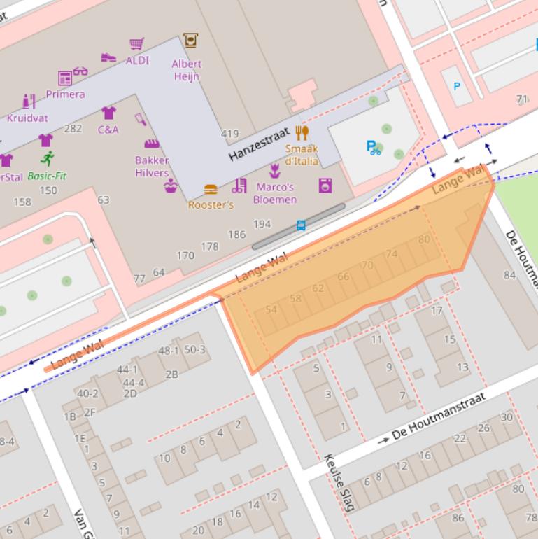 Kaart van postcodegebied 6826NE.
