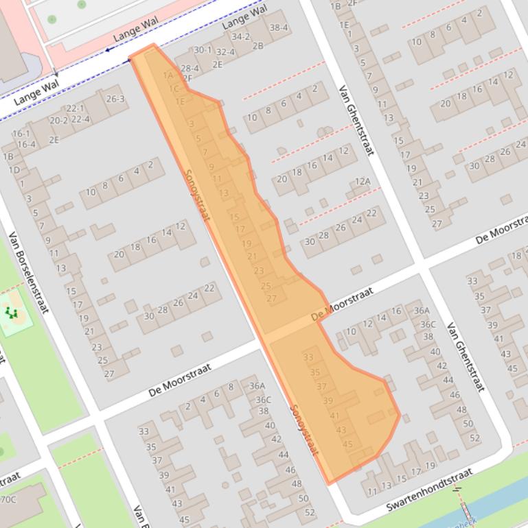 Kaart van postcodegebied 6826NW.