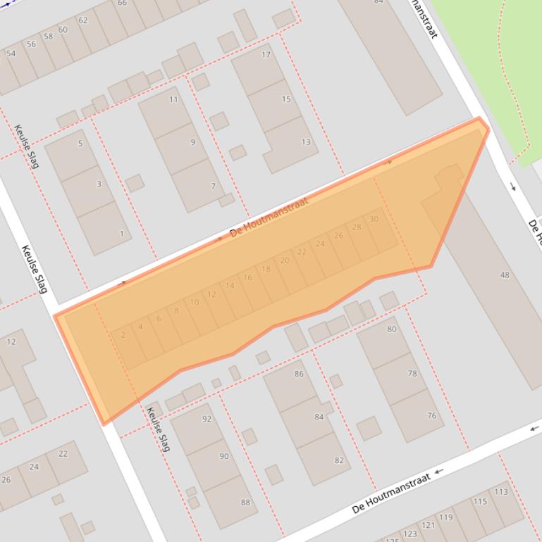 Kaart van postcodegebied 6826PJ.