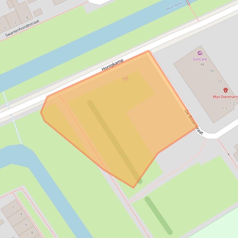 Kaart van postcodegebied 6826PP.