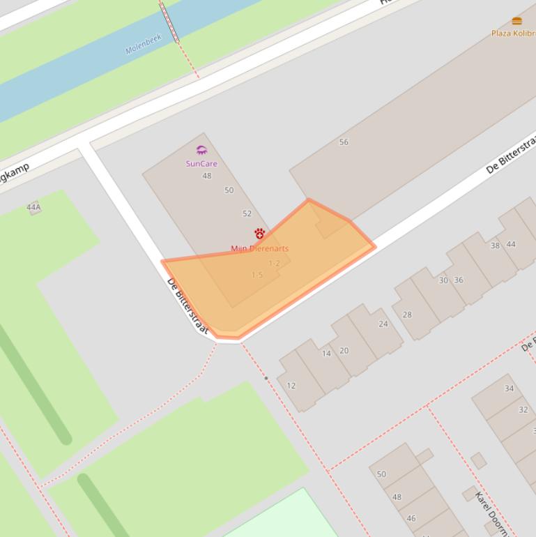 Kaart van postcodegebied 6826RA.