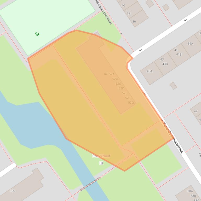 Kaart van postcodegebied 6826RG.