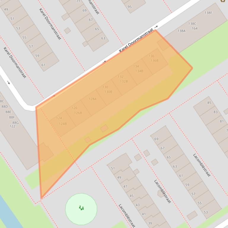 Kaart van postcodegebied 6826RJ.