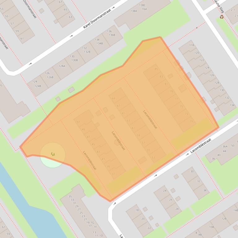 Kaart van postcodegebied 6826RM.