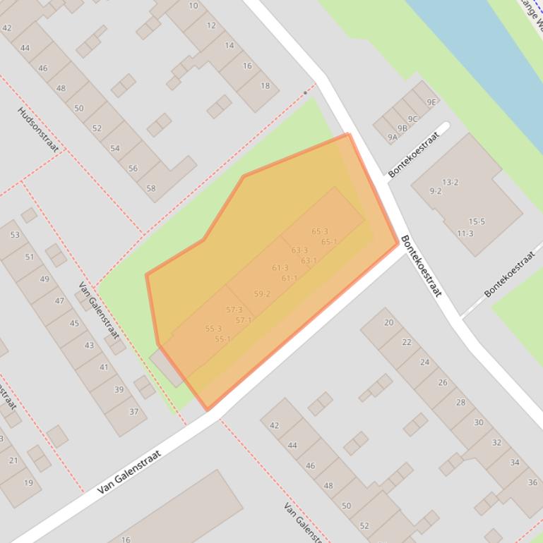 Kaart van postcodegebied 6826RW.