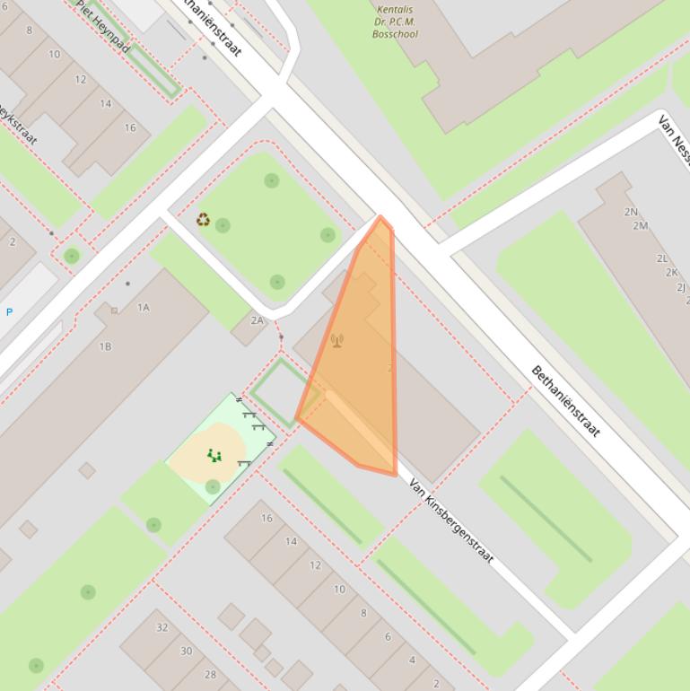 Kaart van postcodegebied 6826TC.