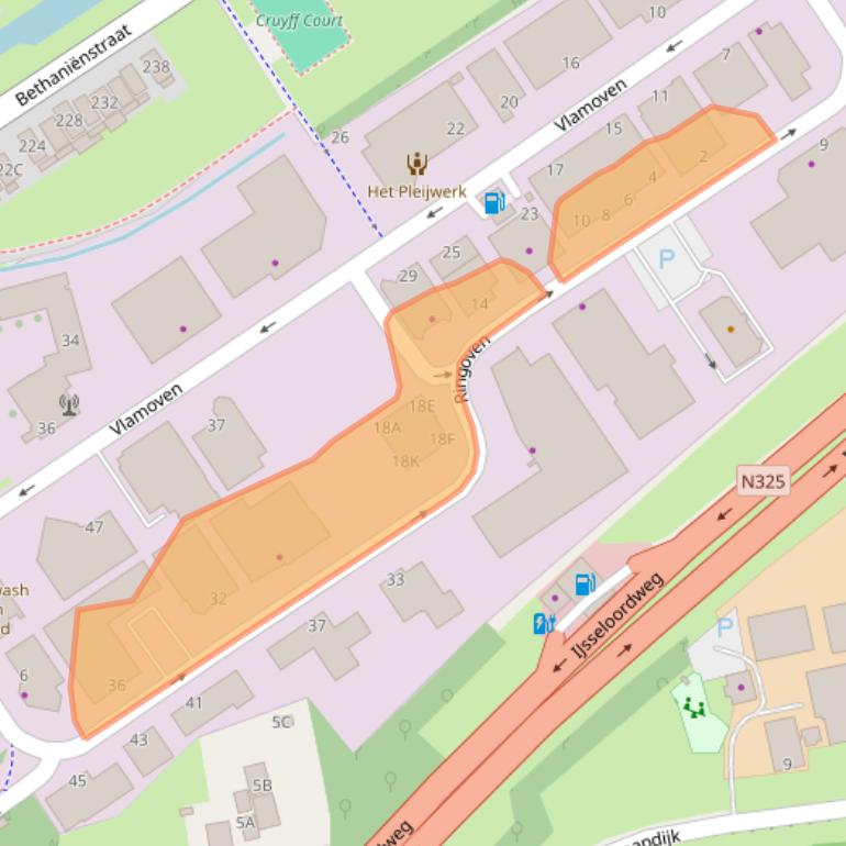 Kaart van postcodegebied 6826TR.