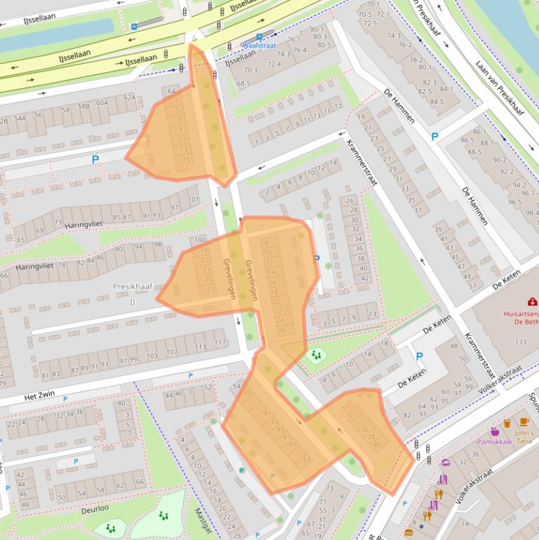 Kaart van postcodegebied 6826VE.