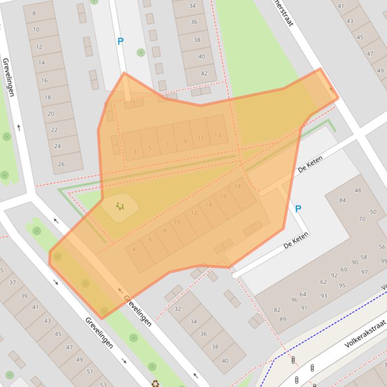 Kaart van postcodegebied 6826VG.