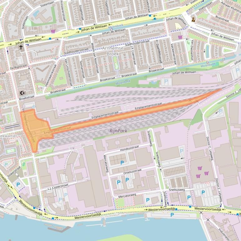 Kaart van postcodegebied 6827AL.