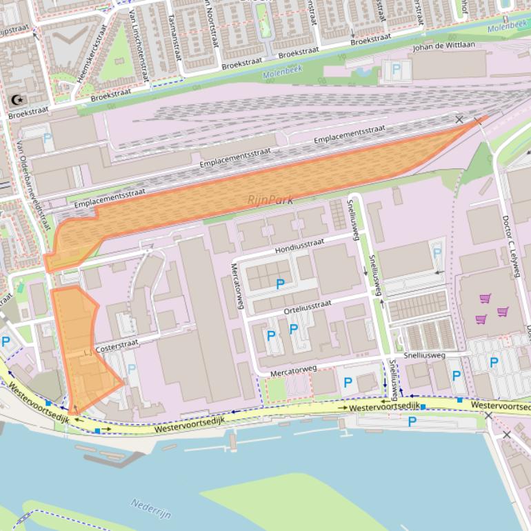 Kaart van postcodegebied 6827AM.