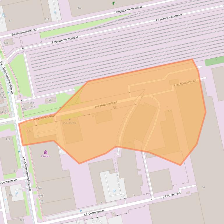 Kaart van postcodegebied 6827AP.