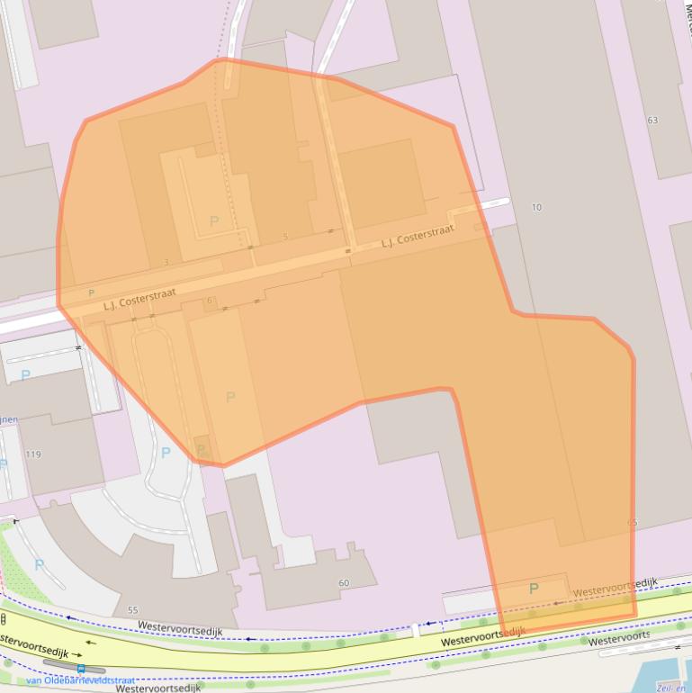 Kaart van postcodegebied 6827AR.