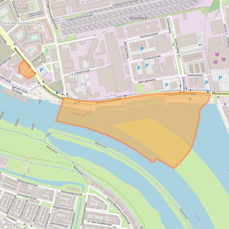 Kaart van postcodegebied 6827AW.