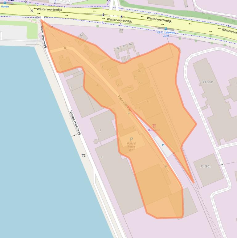 Kaart van postcodegebied 6827BD.