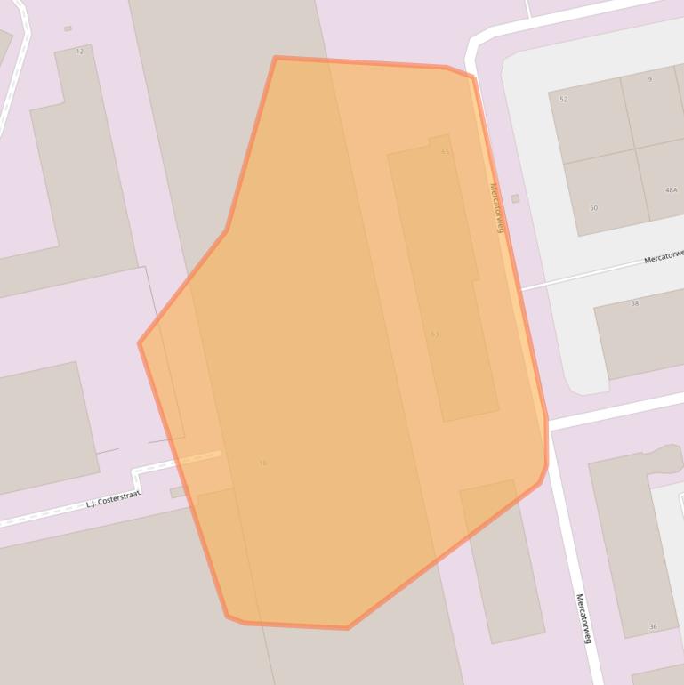 Kaart van postcodegebied 6827DB.