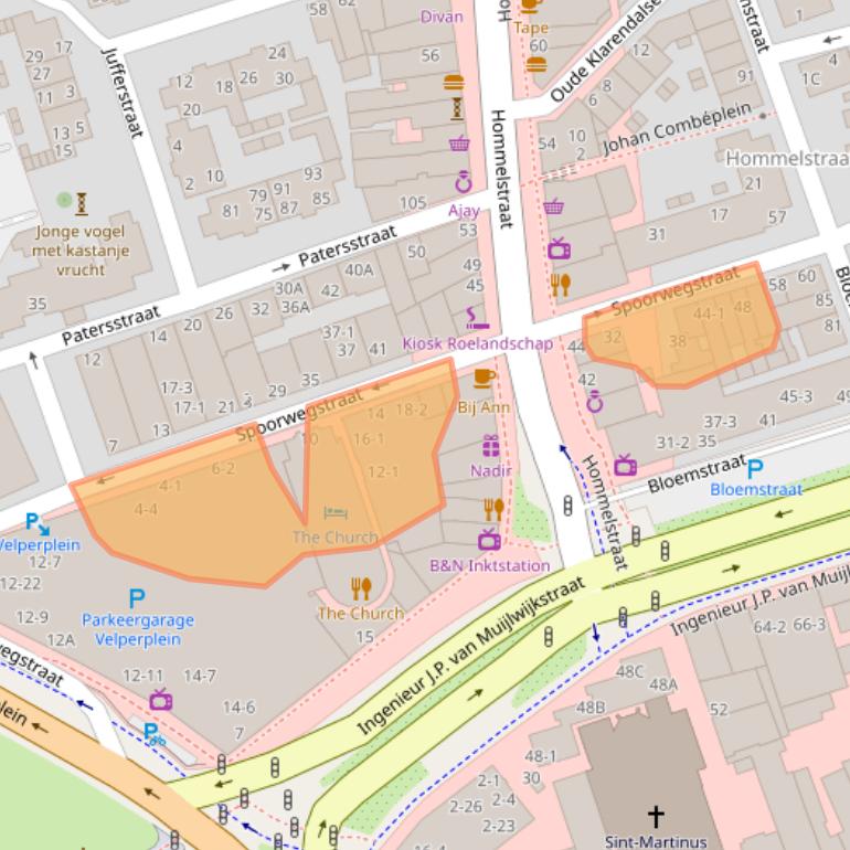 Kaart van postcodegebied 6828AS.