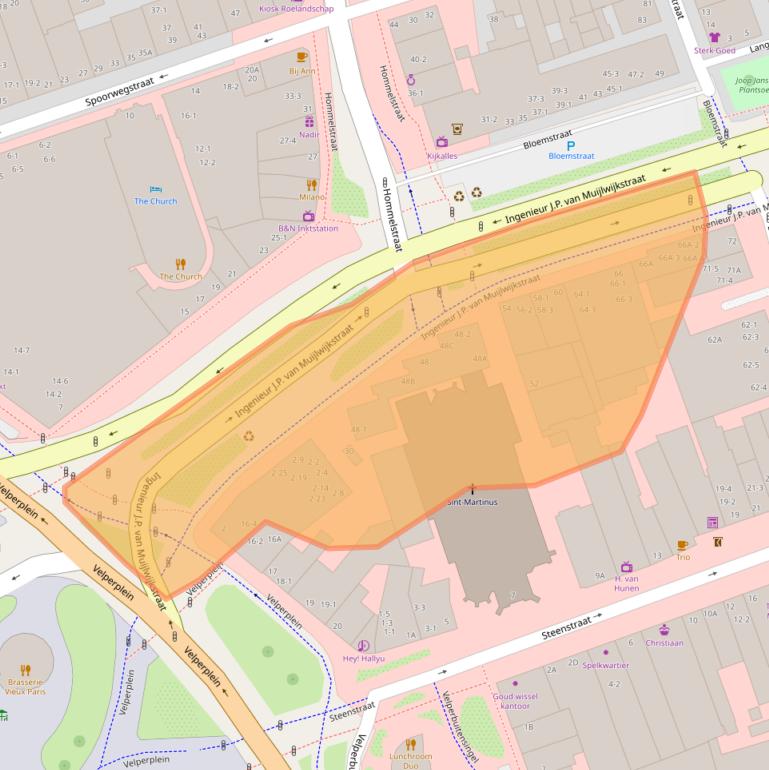 Kaart van postcodegebied 6828BS.