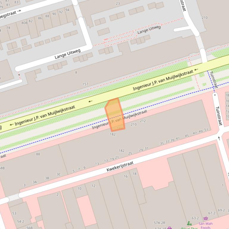 Kaart van postcodegebied 6828BV.