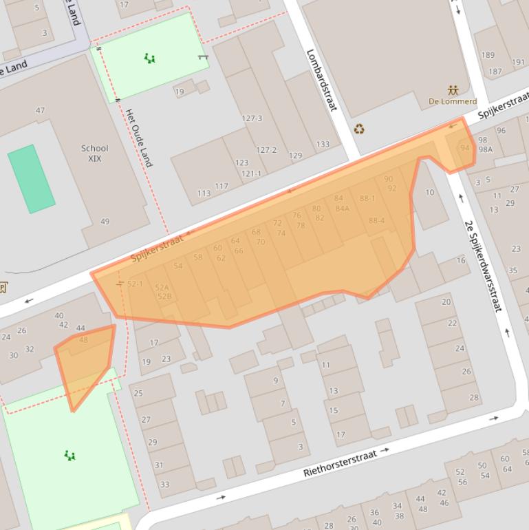 Kaart van postcodegebied 6828DM.