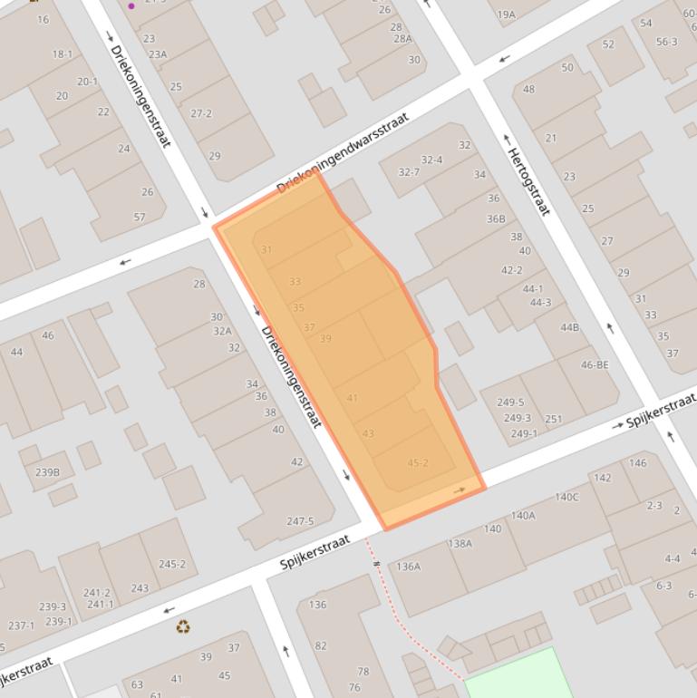 Kaart van postcodegebied 6828EM.