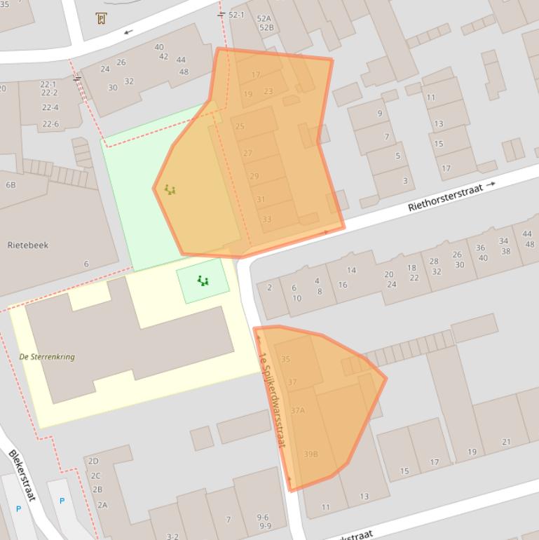 Kaart van postcodegebied 6828GA.