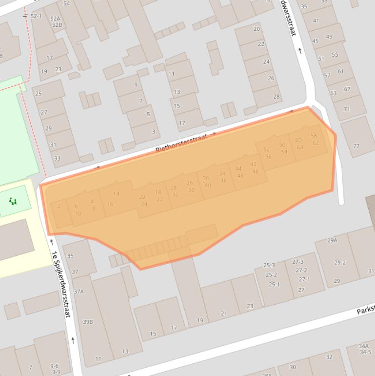 Kaart van postcodegebied 6828GE.