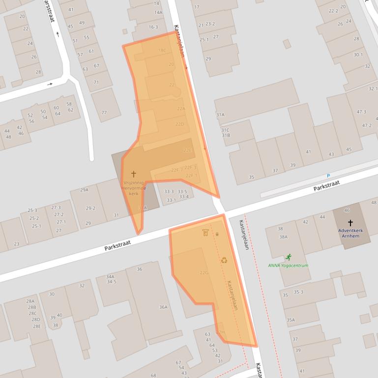 Kaart van postcodegebied 6828GL.