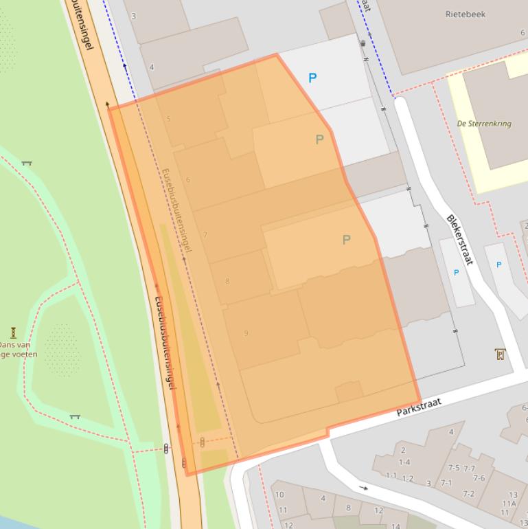 Kaart van postcodegebied 6828HT.