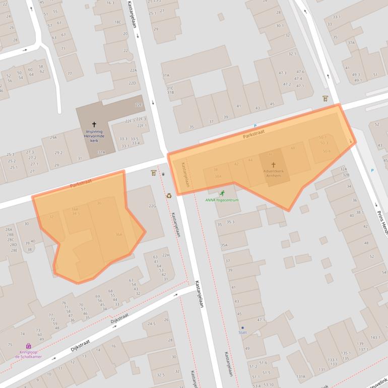 Kaart van postcodegebied 6828JK.