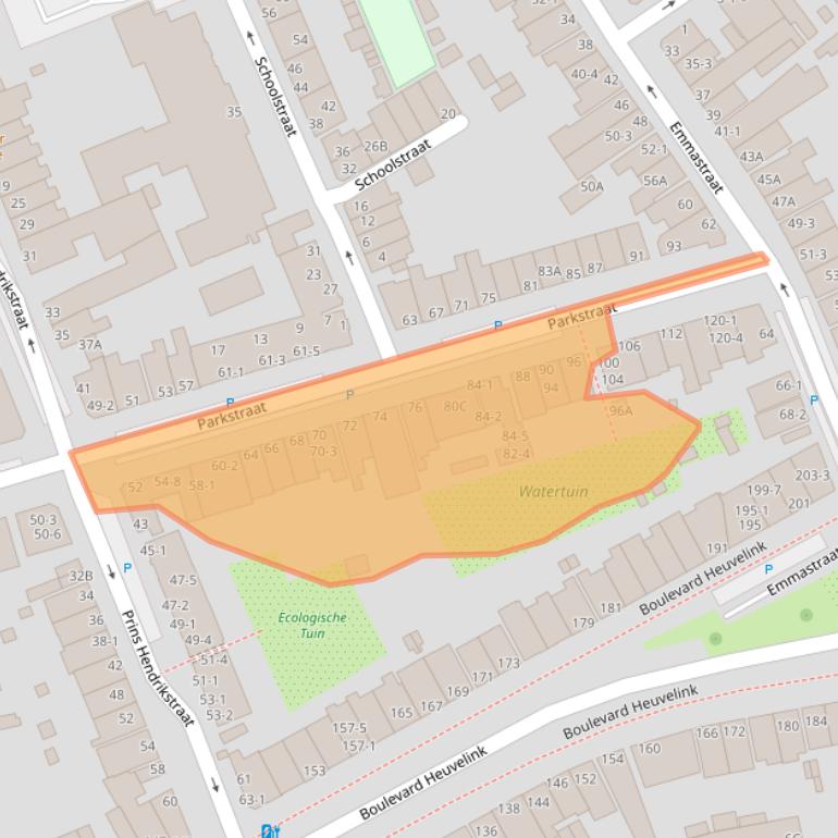 Kaart van postcodegebied 6828JL.