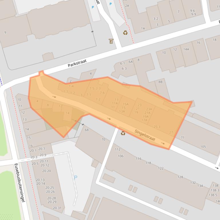 Kaart van postcodegebied 6828JN.