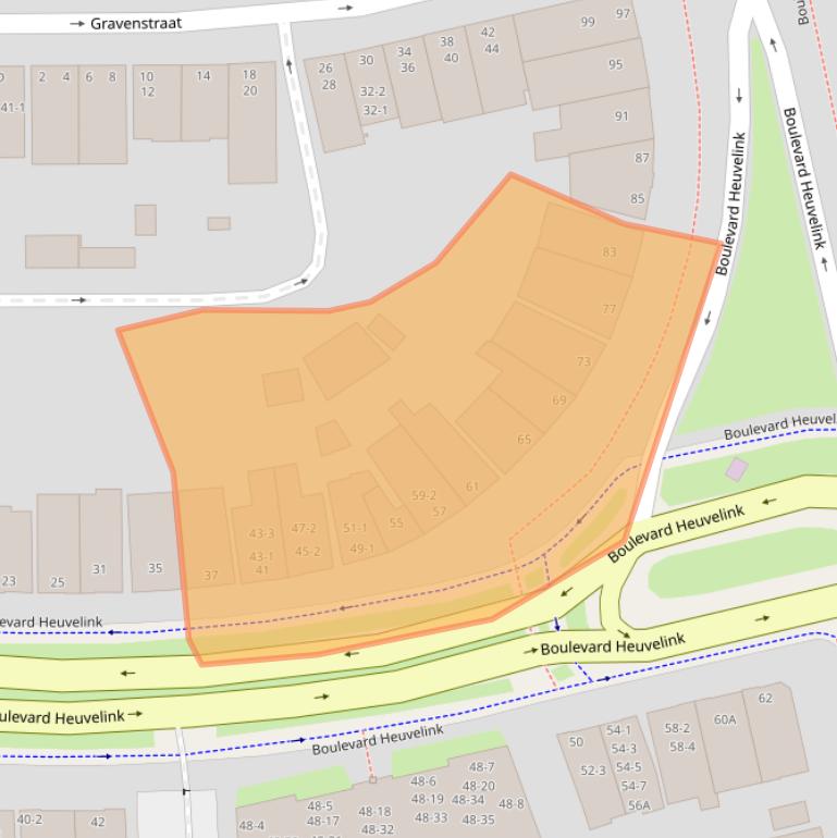 Kaart van postcodegebied 6828KH.
