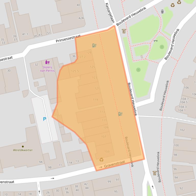 Kaart van postcodegebied 6828KK.