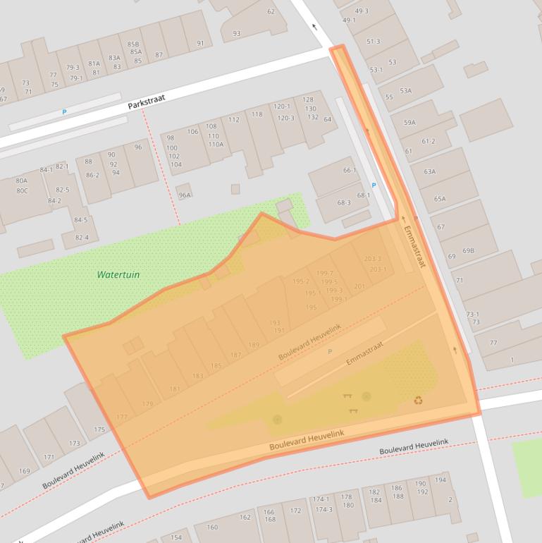 Kaart van postcodegebied 6828KN.