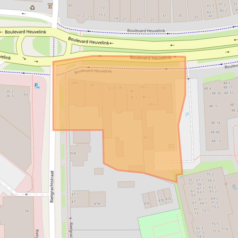 Kaart van postcodegebied 6828KR.