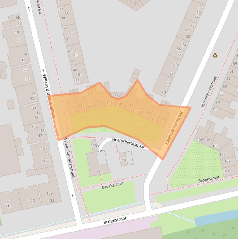 Kaart van postcodegebied 6828PP.