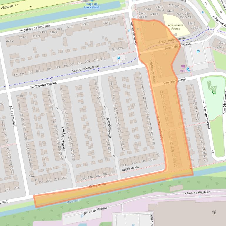 Kaart van postcodegebied 6828RM.