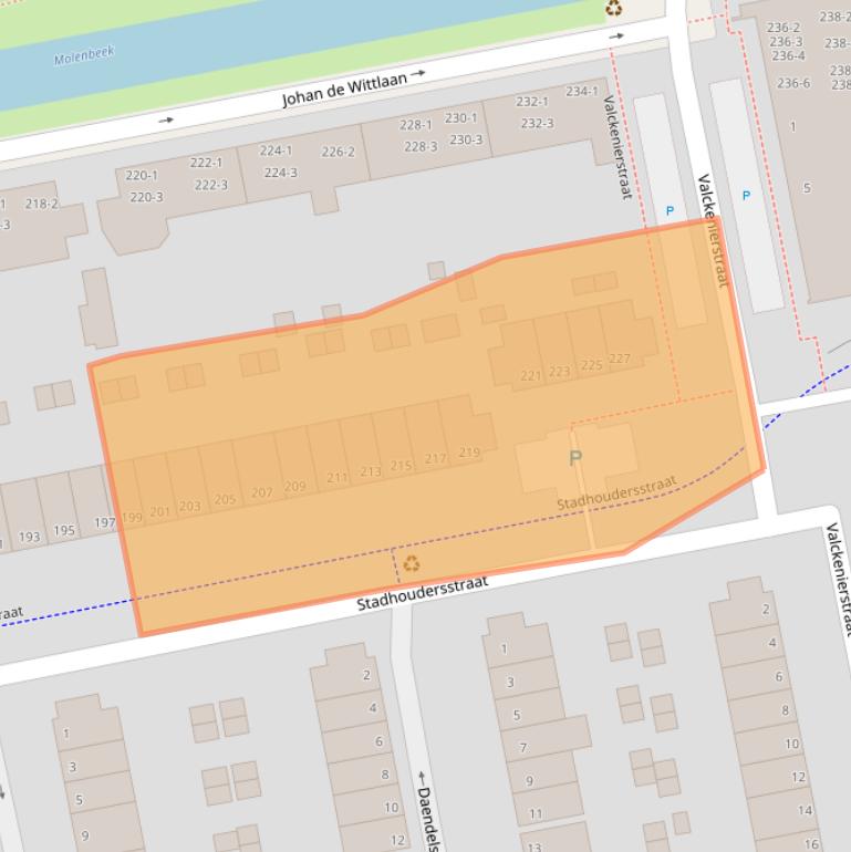 Kaart van postcodegebied 6828SK.